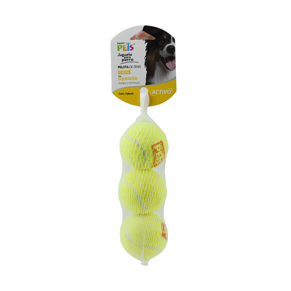 Pelotas de Tenis Chicas 3 pz
