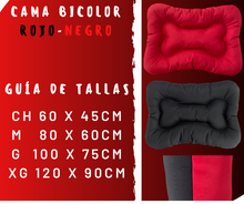 Cargar imagen en el visor de la galería, Cama Bicolor Roja
